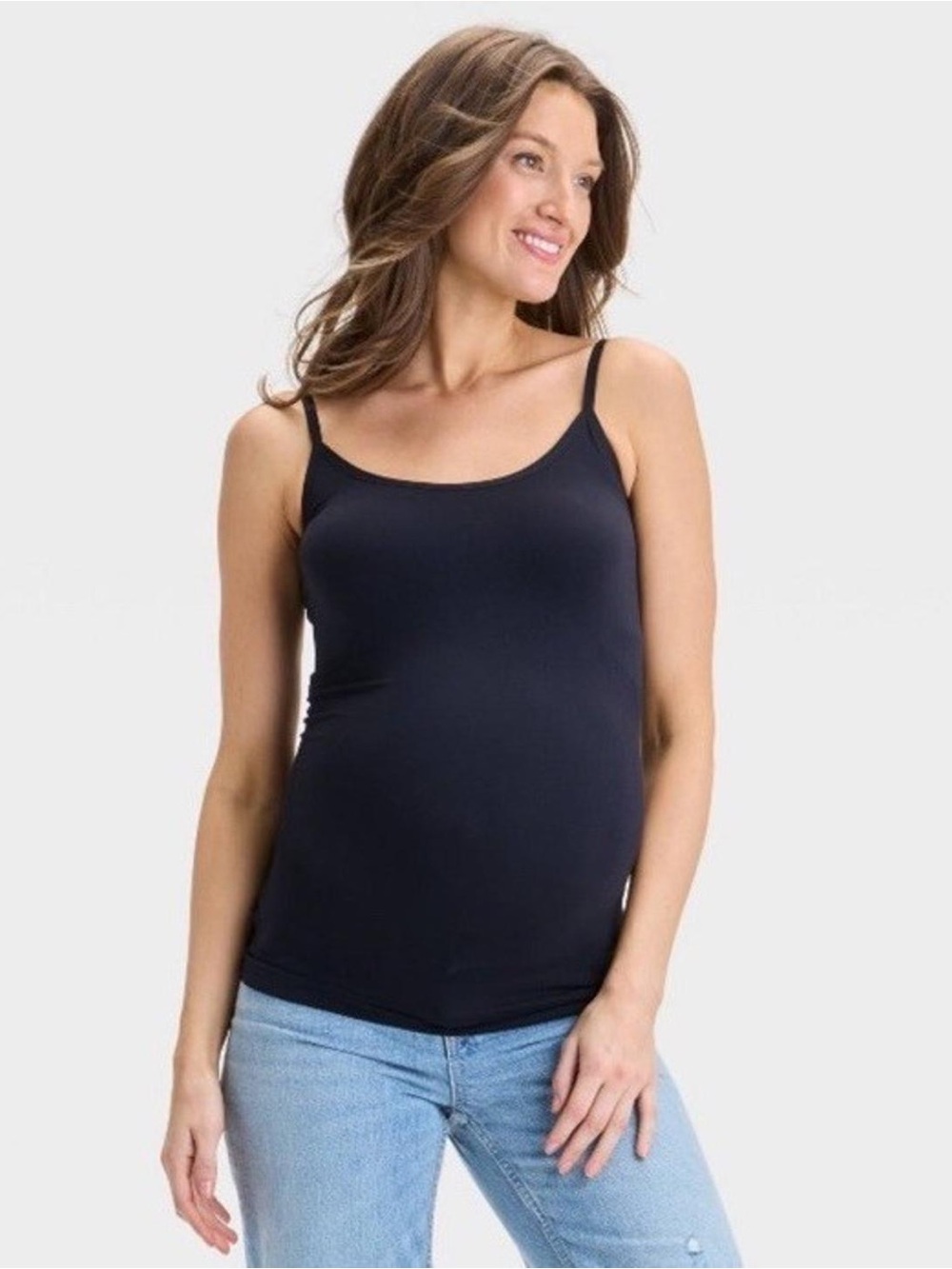 Isabel by Ingrid + Isabel Maternity Support Cami in Black L/XL